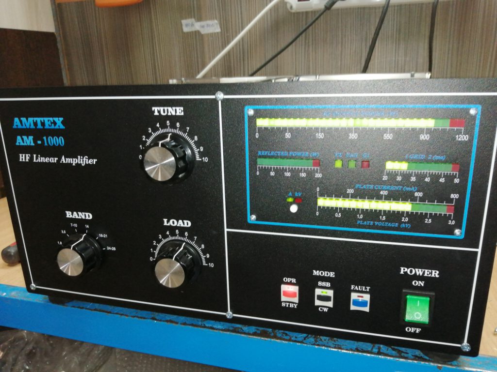 Усилитель на ГУ74Б со светодиодной панелью — RADIO54