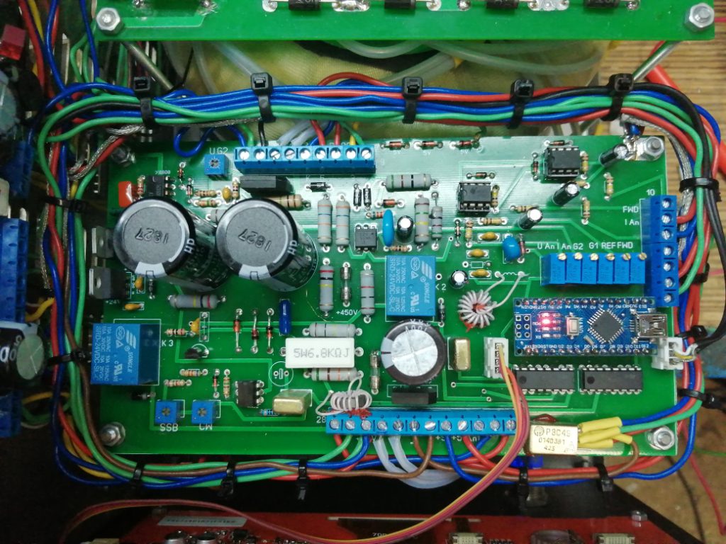 Усилитель с ЖК дисплеем 7″ на 2-х ГУ74Б — RADIO54